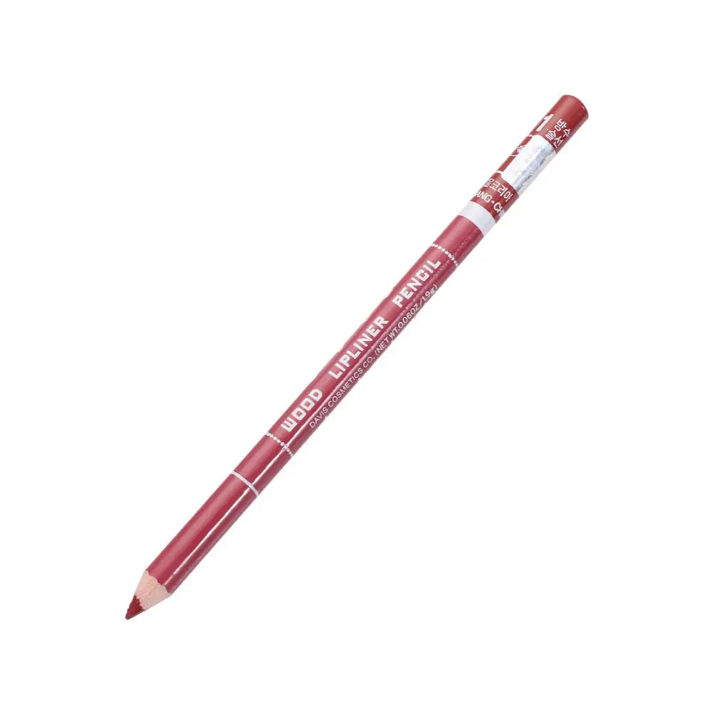 Colorful Natural Matte Wood Lip Liner Pen Waterproof Long Lasting Lipstick Pencil Contour Lady Charming Women's Cosmetic Tool