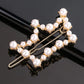 New Fashion Metal Love Heart Hair Clip Elegant Pearl Round Barrette for Women Girls Sweet Hairpins Barrettes Hair Accessories
