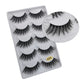 5/3pairs makeup eyelashes soft fluffy lashes false eyelashes dramatic 3d mink lashes lash extension make up 3d cilios faux cils