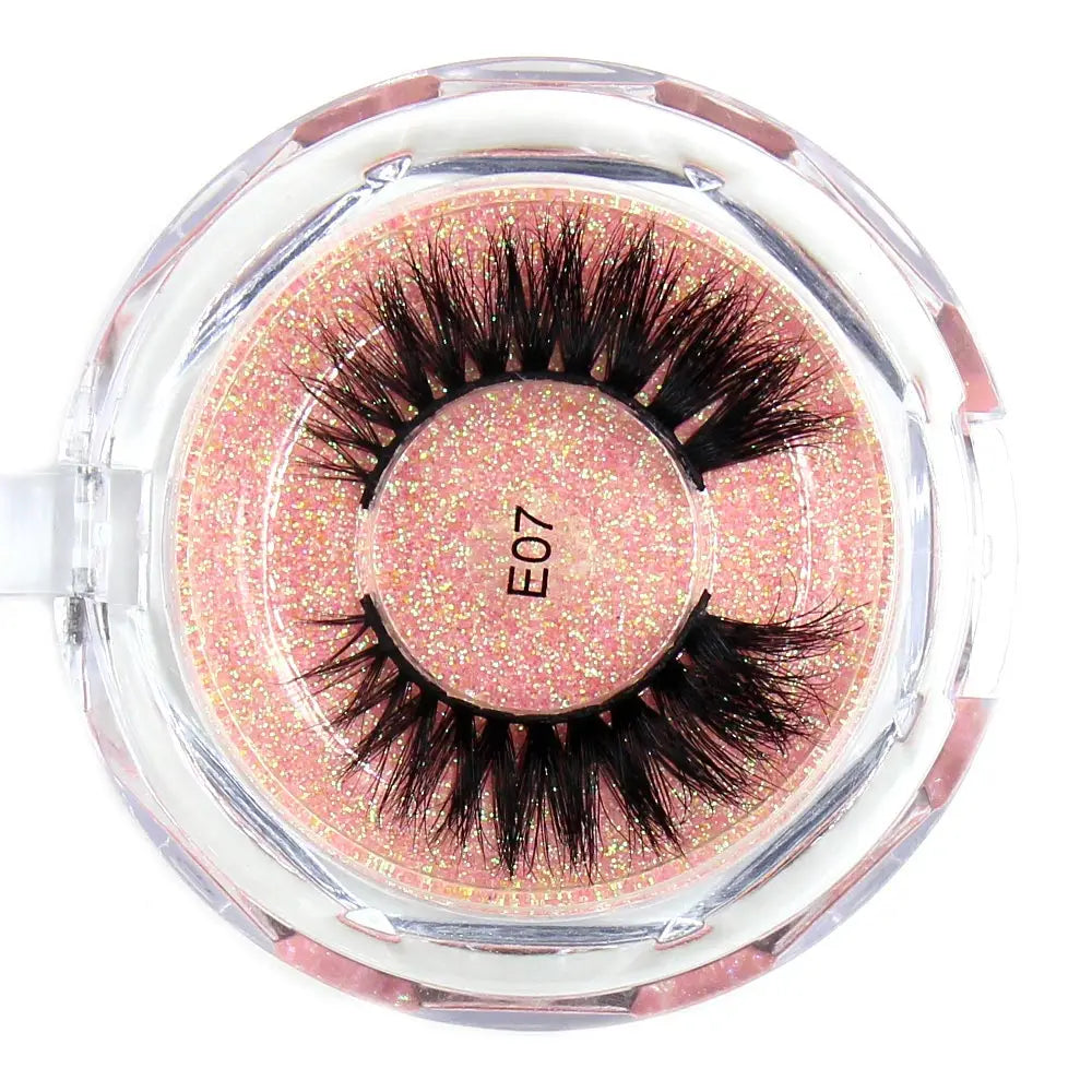 AMAOLASH Eyelashes Mink Lashes High Volume Thick False Eyelashes 3D Eyelash Extension Dramatic Soft Long Lasting Eye Lashes E01