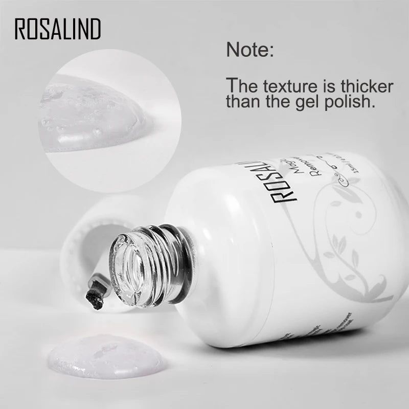 ROSALIND Magic Remover Nail Easy Off Gel Remover Cleaner Nail Polish Within 2-3 MINS 15ml Magic Removal Varnishes Base Top Coat