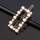 New Fashion Metal Love Heart Hair Clip Elegant Pearl Round Barrette for Women Girls Sweet Hairpins Barrettes Hair Accessories