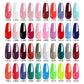 Clou Beaute 8ml Gel Polish Colorful Glitter UV Nail Gel Vernis Semi Permanent Glass Bottle Blue Green White Soak Off Gel Nail