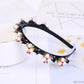 Double Layer Bands Clip Hairbands Fashion Plastic Braided Headband Punk New Knitting Womens Headwear Hair Accessories Pearl
