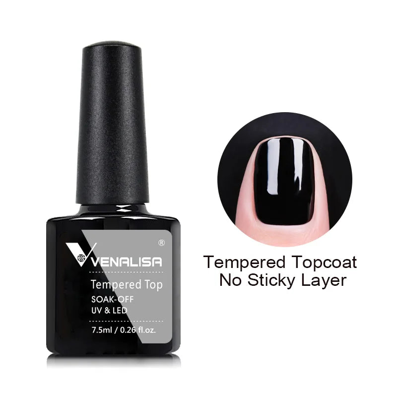 Venalisa HEMA TPO FREE Nail Gel Polish Glitter Gorgeous Full Coverage Soak Off UV LED French Nail Jelly Pink Nude Collection