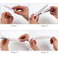100Pcs Replacement  SandPaper Nail File With Metal Handle Removable  Buffer 100/180 Double-sided Strips Manicure Nail Art Files