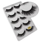 5/3pairs makeup eyelashes soft fluffy lashes false eyelashes dramatic 3d mink lashes lash extension make up 3d cilios faux cils