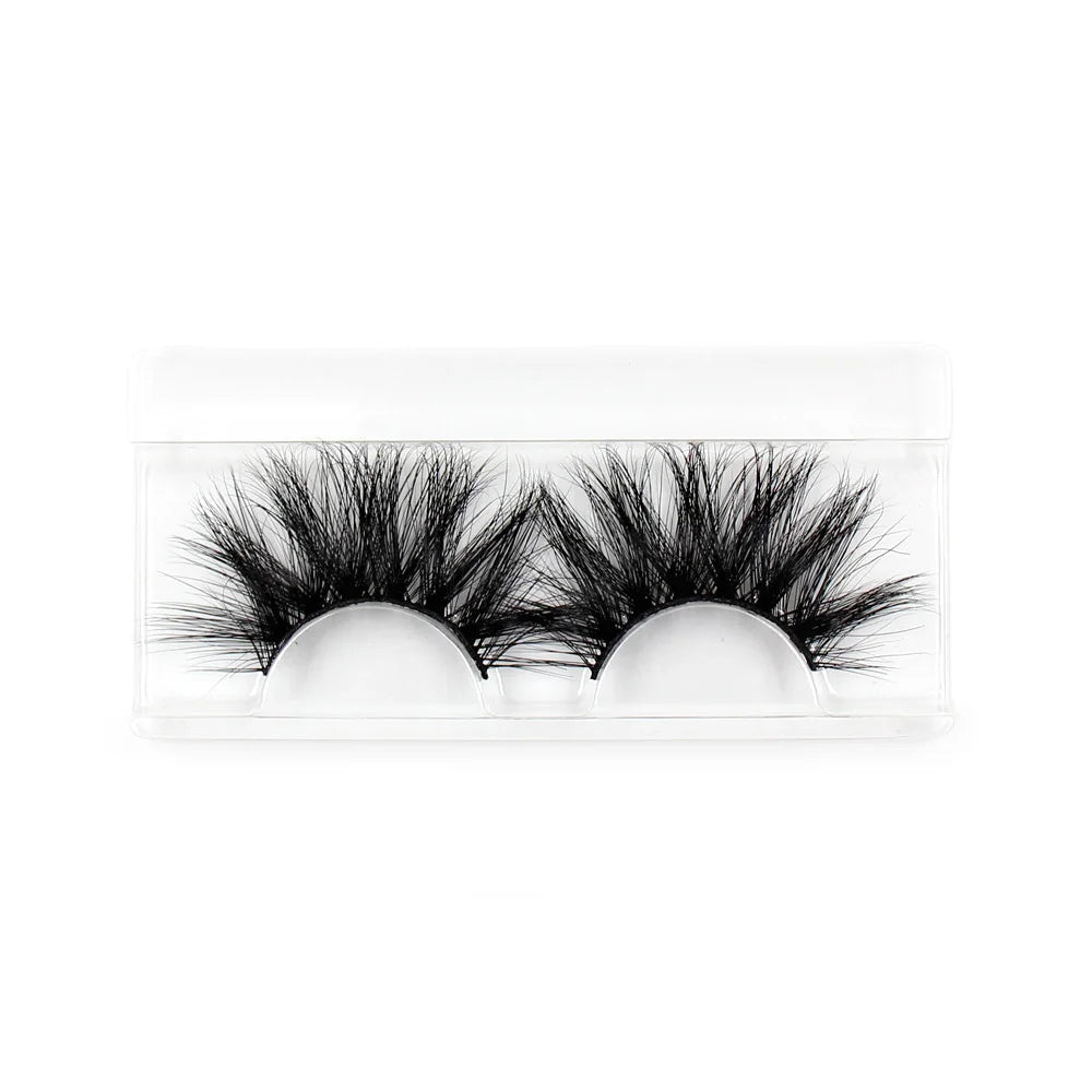 LEHUAMAO Eyelashes 3D Lashes 25mm Mink False Eyelashe Fluffy Soft Eyelash Dramatic Makeup Lashes Mink 3D Lash Natural Long G05