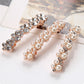 Korean Crystal Pearl Spring Hair Clips Pins for Women Girls Elegant Barrettes Hairpins Hairgrips Headwear Hair Accessories