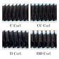 AGUUD 16 Rows Eyelash Extensions Individual 5-25mm Faux Mink Russian Volume Makeup Lashes Black Cashmere Eyelashes For Extension