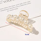 New Big Pearls Acrylic Hair Claw Clips Crab Hairpins Large Makeup Hair Styling Barrettes for Women Hair Accessories Bow Hairgrip
