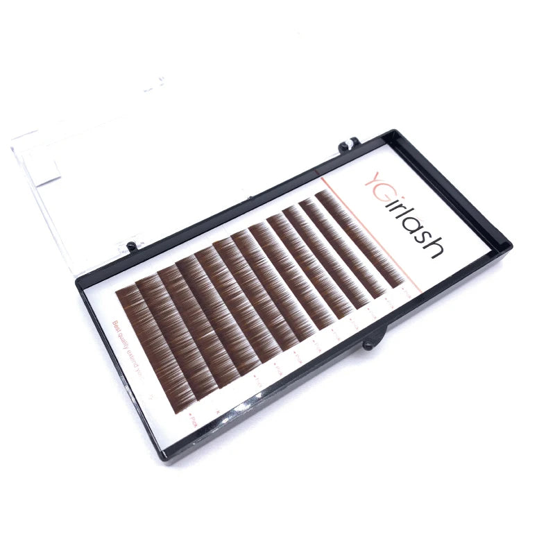 0.10 Baby Straight Permanent Handmade Eyebrow Light Brown Brown Straight Eyebrow Extensions False Eyebrow No Curl Eyelash
