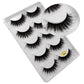 5/3pairs makeup eyelashes soft fluffy lashes false eyelashes dramatic 3d mink lashes lash extension make up 3d cilios faux cils