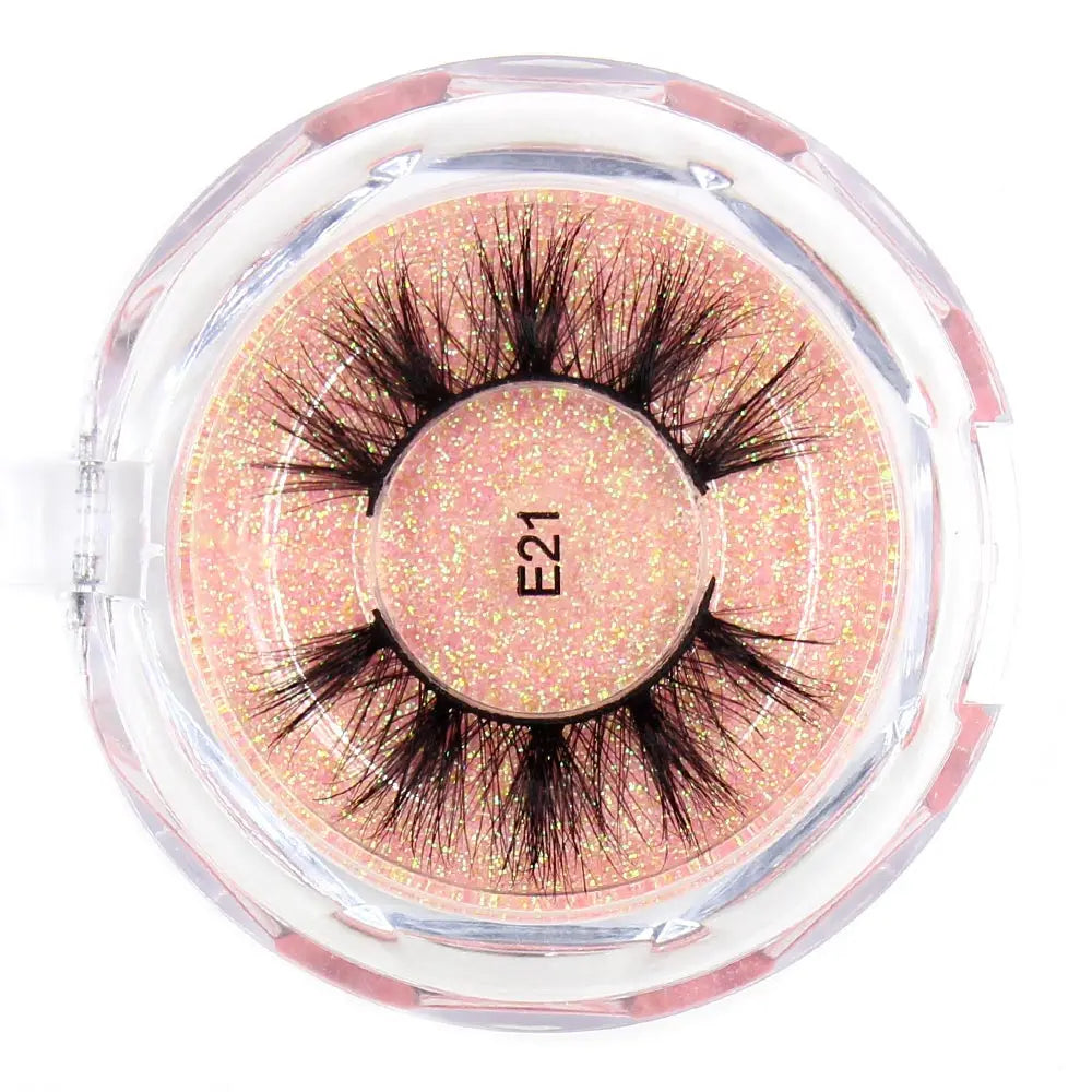 AMAOLASH Eyelashes Mink Lashes High Volume Thick False Eyelashes 3D Eyelash Extension Dramatic Soft Long Lasting Eye Lashes E01