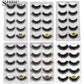 5 Pairs Multipack 3D Mink Lashes False Eyelashes Handmade Wispy Fluffy Long Lashes Natural Eye Makeup Tools Eye Lashes G806