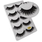 5/3pairs makeup eyelashes soft fluffy lashes false eyelashes dramatic 3d mink lashes lash extension make up 3d cilios faux cils