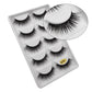5/3pairs makeup eyelashes soft fluffy lashes false eyelashes dramatic 3d mink lashes lash extension make up 3d cilios faux cils
