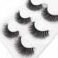 SHIDISHANGPIN 3 Pairs 29 Styles 3D Faux Mink Hair Soft False Eyelashes Fluffy Wispy Thick Lashes Handmade Lash Eye Makeup Tools
