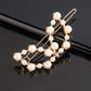 New Fashion Metal Love Heart Hair Clip Elegant Pearl Round Barrette for Women Girls Sweet Hairpins Barrettes Hair Accessories