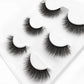 Faux Cils 3 Pairs False Eyelashes Natural Long 3D Mink Lashes Soft Fluffy Wispy Handmade Fake Lashes Eye Makeup Tools Maquiagem