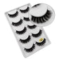 5/3pairs makeup eyelashes soft fluffy lashes false eyelashes dramatic 3d mink lashes lash extension make up 3d cilios faux cils