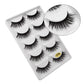 5/3pairs makeup eyelashes soft fluffy lashes false eyelashes dramatic 3d mink lashes lash extension make up 3d cilios faux cils