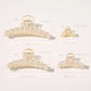 New Big Pearls Acrylic Hair Claw Clips Crab Hairpins Large Makeup Hair Styling Barrettes for Women Hair Accessories Bow Hairgrip