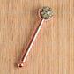 Natural Stone Facial Care Massage Roller Stainless Steel Wand Health Care Eye Head Massager Interchangeable Roller Head Tool