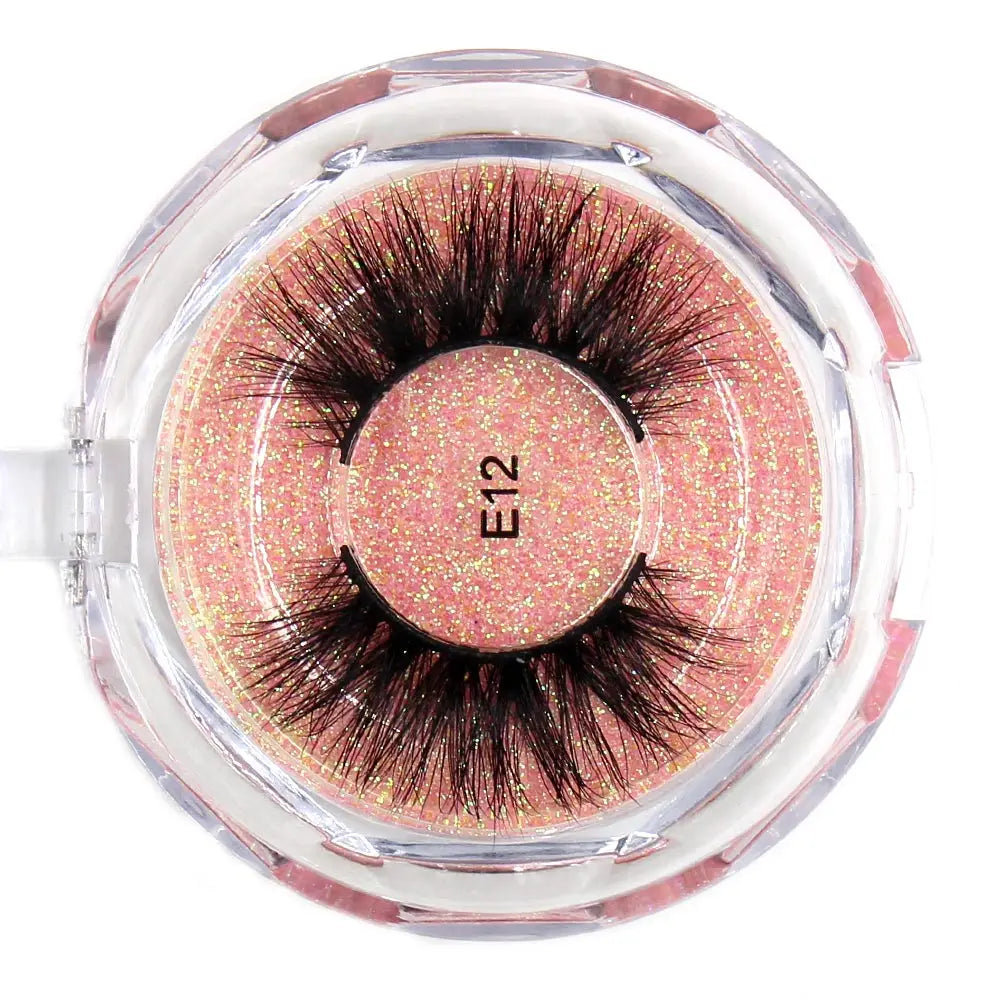 AMAOLASH Eyelashes Mink Lashes High Volume Thick False Eyelashes 3D Eyelash Extension Dramatic Soft Long Lasting Eye Lashes E01