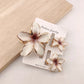3/6 Pcs Alloy Flower Hair Claw Clips for Women Beach Holiday Hair Claw Stylish Shopping Headwear Female Hair Accessory