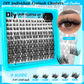 RED SIREN Segmented Individual Cluster Lashes Faux Mink Fluffy Wispy Manga Lash Bundles Self Graft False Eyelash Daily Makeup