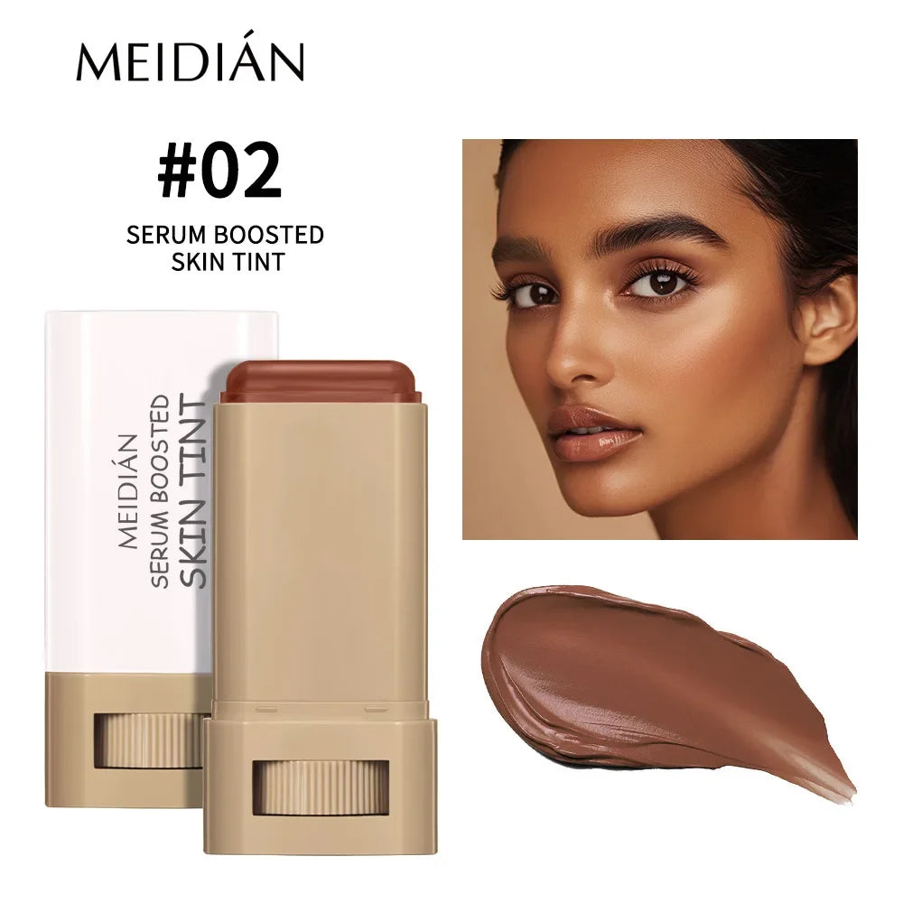 TVLV eraser foundation make-up stick 20g, with brush to brighten skin liquid foundation, long-lasting makeup concealer