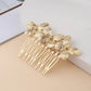 Metal Butterfly Hair Comb For Women Vintage Bridal Hair Clips Pins Bride Hairstyle Fashion Wedding Hair Accessories