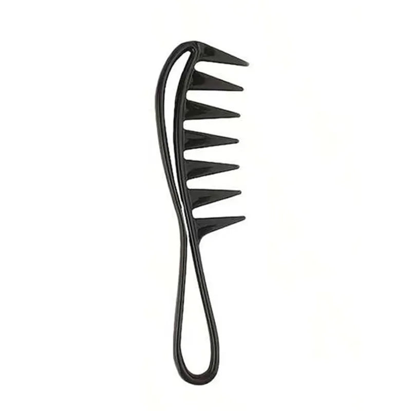 Salon Styling Comb Set Shark Tooth Fish Bone Detangling Brush Ergonomic Non-slip for All Hair Types Wet Dry Home Travel