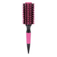 Wooden Round Hair Comb Brush With Boar Bristle Mix Nylon Styling Tools Professional Ceramics Ion Hair Brush Hairdressing Supply