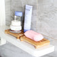 20pcs Bamboo Soap Holder Soap Dish for Sink or Shower