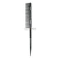 New Design Rat Tail Aluminium Styling Comb Professional Barber Heat Resistant Men Hair Combs Salon Hairdresser Tools For Women