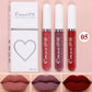 New 3pcs/set Liquid Lipstick Waterproof Long Lasting Cosmetic Black Blue Purple Green Matte Lip Gloss Nude Lip Tint Stain Makeup