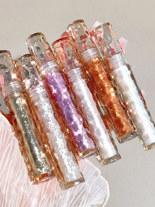 Flowing light, sparkling liquid eye shadow, pearlescent, broken diamond, high-light lying silkworm monochrome eye shadow liquid