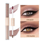2 In 1 Stick Pearly Matte Eyeshadow Cream Smooth Nude Eye Makeup Liquid Contour Shadow Stick Waterproof Shimmer High Light Pen