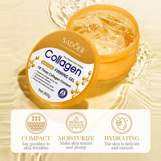 SADOER Collagen Facial Cream Face Moisturizing Gel Repair Brightening Firming Facial Creams Beauty Skin Care Products for Face