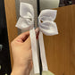 2Pcs Black Bow Small Hair Claw Women Girl Hair Grab Clip Side Clip Forehead Bangs Hair Styling Clip Sweet Headdress