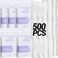 100/600Pcs Disposable Makeup Removal Cotton Pads for Facial Cleaning Wet Application Portable Double-sided Cosmetic Cotton Pads