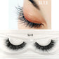 1 Pairs Makeup Eyelashes 3D Mink Lashes Fluffy Soft Wispy Natural Cross Eyelash Extension Reusable Lashes Mink 5D False Eyelash