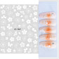 1pcs Sakura Flower 3D Nail Stickers White Cherry Blossom Nail Art Decals Spring Summer Adhesive Slider Decor Wedding Manicure