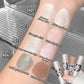 Dual-Ended Pearl Gloss Contour & Highlight Liquid Diamond Silver & Matte White Cream Three-dimensional Shine Face Contouring