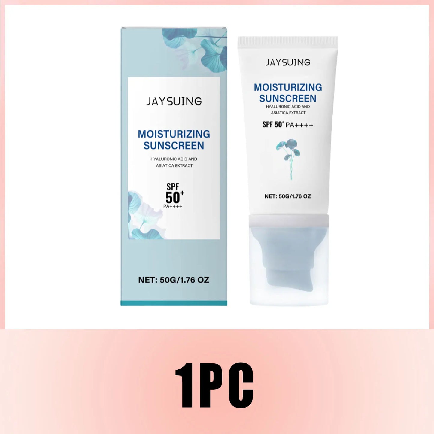 Centella Sunscreen Spf50+ Pa++++ Calming Moisturize Oily Sensitive Skin Soothing Long-Lasting UV Protection Sunblock Face Cream