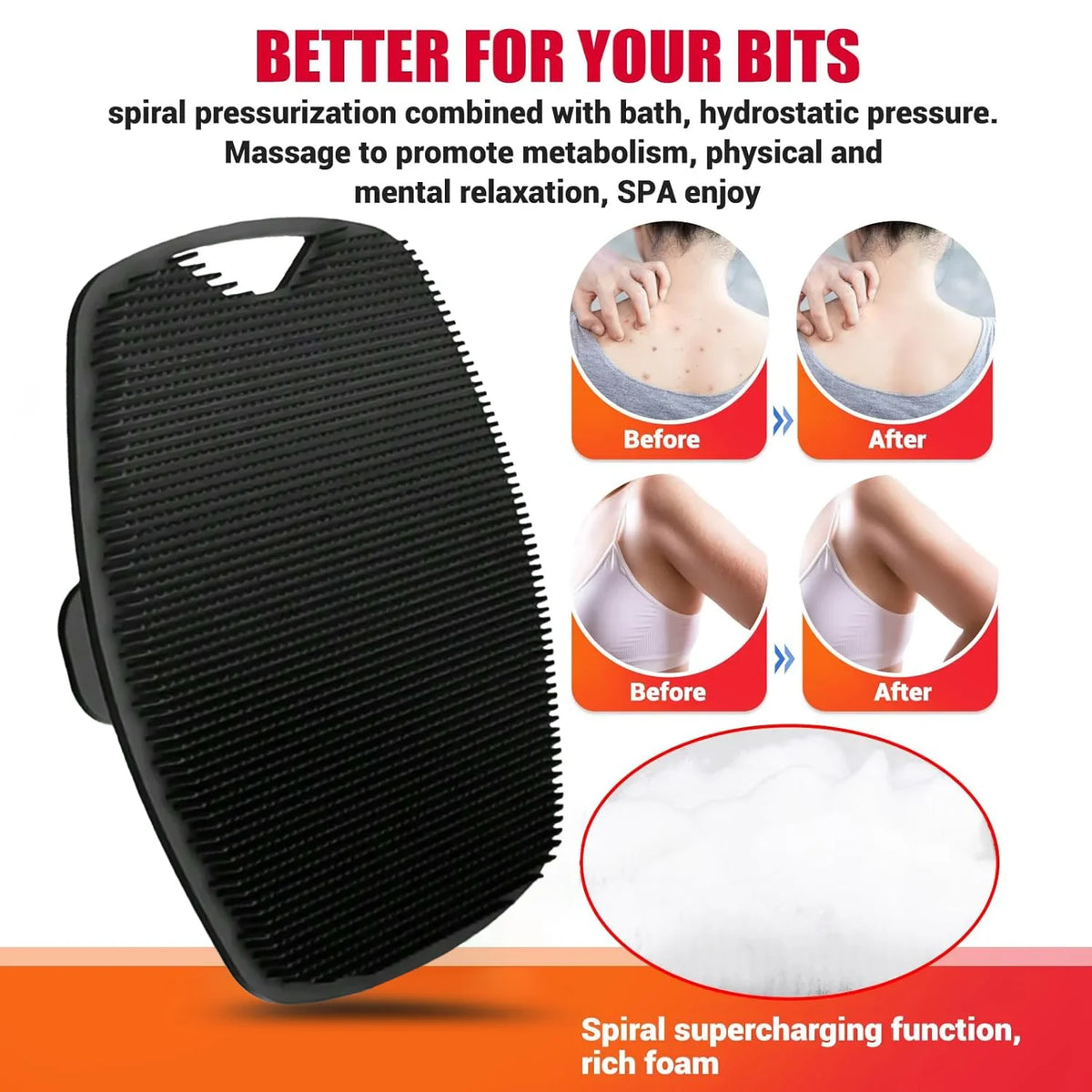 New Massage Bath Brush Oval Bath Brush Soft Bristle Bath Brush Unisex Silicone Bath Brush