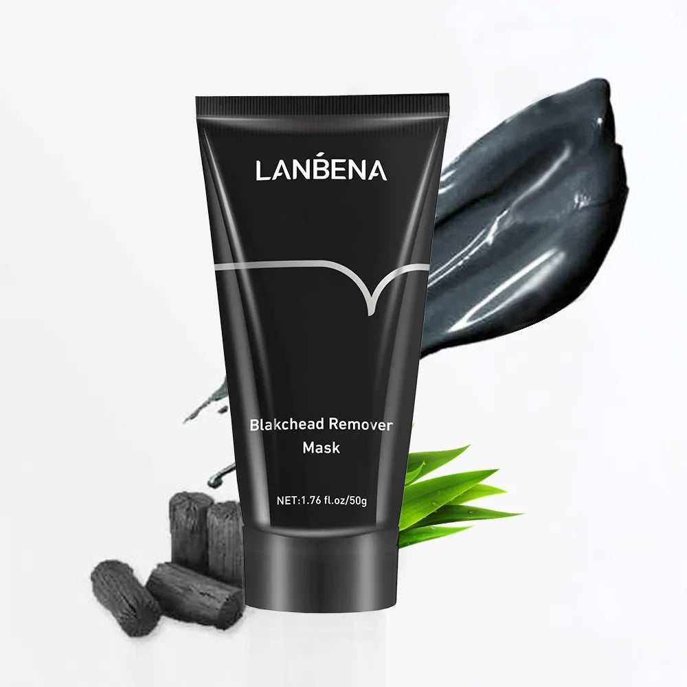 LANBENA Blackhead Remover Mask Shrinking Pore Deep Cleaning Hydrating Mask Improve Rough Skin Pores Peel Off Mud Mask Skincare