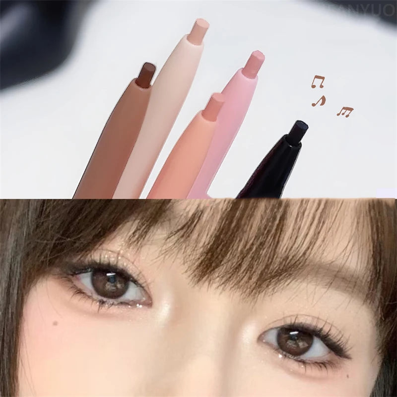 1PC Lying Silkworm Eyeliner Gel Pen Smooth Long Lasting Matte Eyeliner Waterproof Eye Liner Gel Pencil Quick Dry Korean Makeup